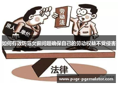 如何有效防范欠薪问题确保自己的劳动权益不受侵害 如何有效防范欠薪问题确保自己的劳动权益不受侵害