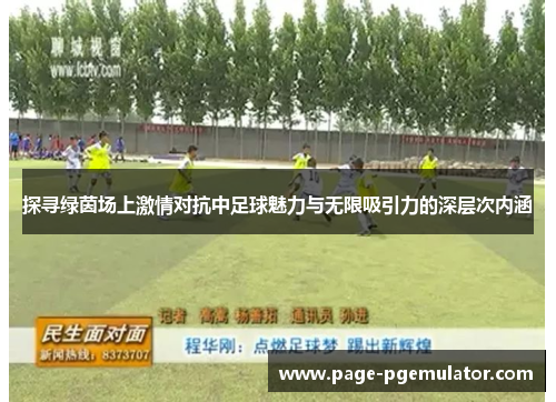 探寻绿茵场上激情对抗中足球魅力与无限吸引力的深层次内涵