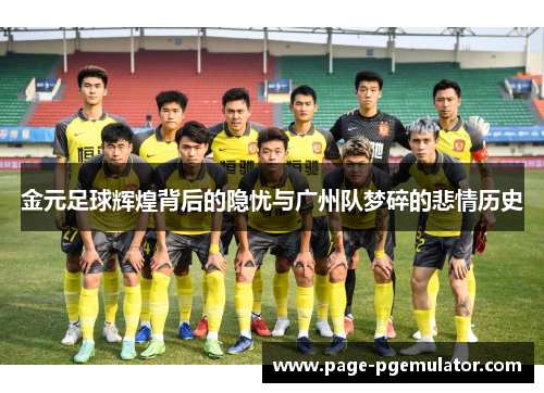 金元足球辉煌背后的隐忧与广州队梦碎的悲情历史