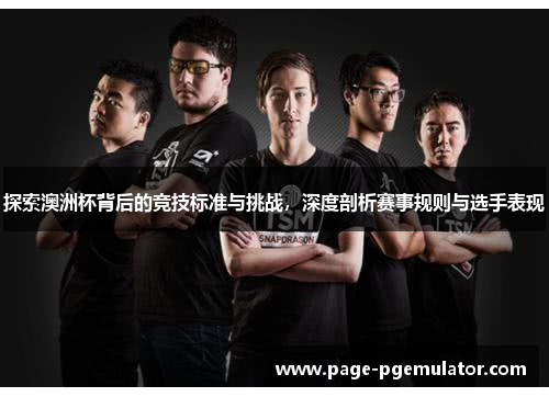 探索澳洲杯背后的竞技标准与挑战，深度剖析赛事规则与选手表现