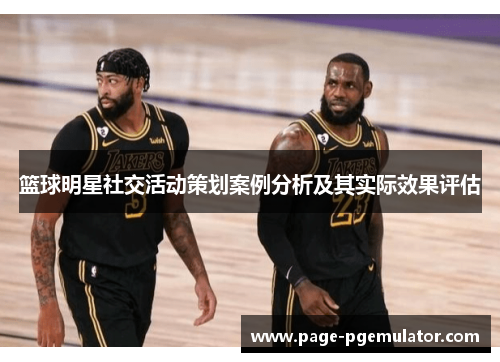 篮球明星社交活动策划案例分析及其实际效果评估